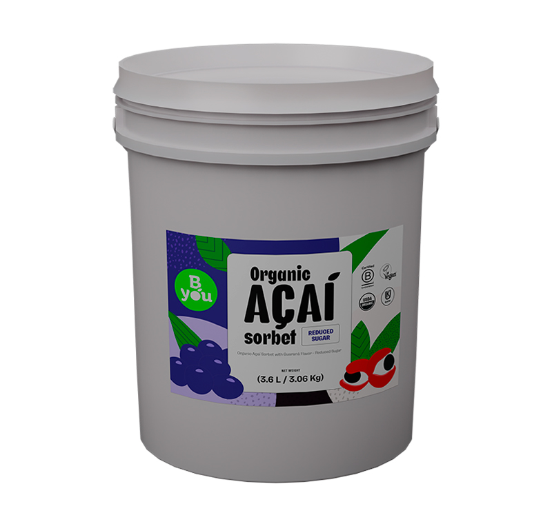 Organic Açai Sorbet - Reduced Sugar